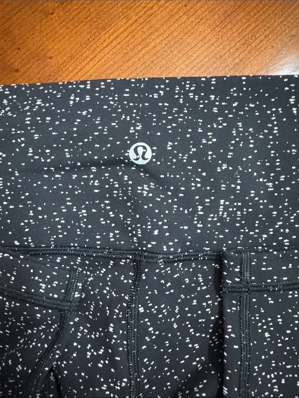 Kids Black Speckled Active Leggings